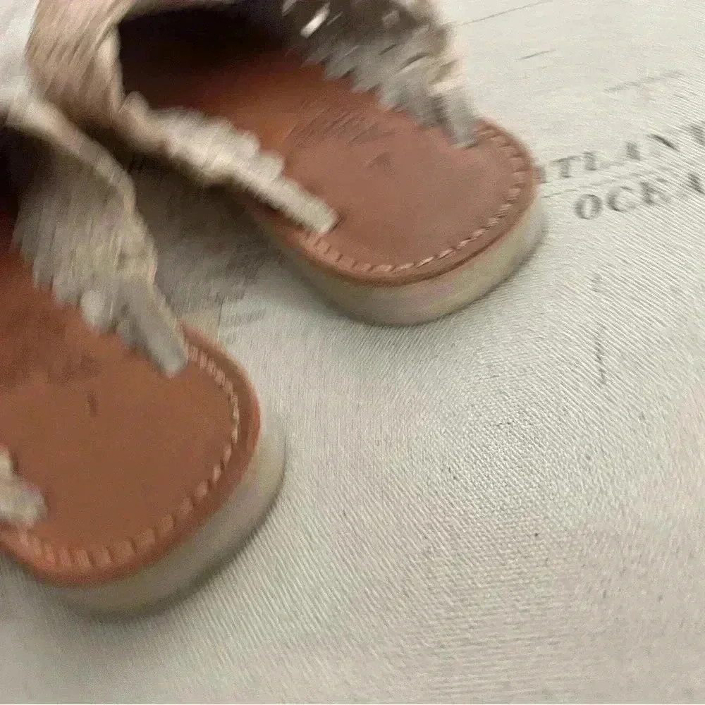 Artesun Woven Leather Mexican Huarache Mules M7 / W9 - Picture 5 of 9